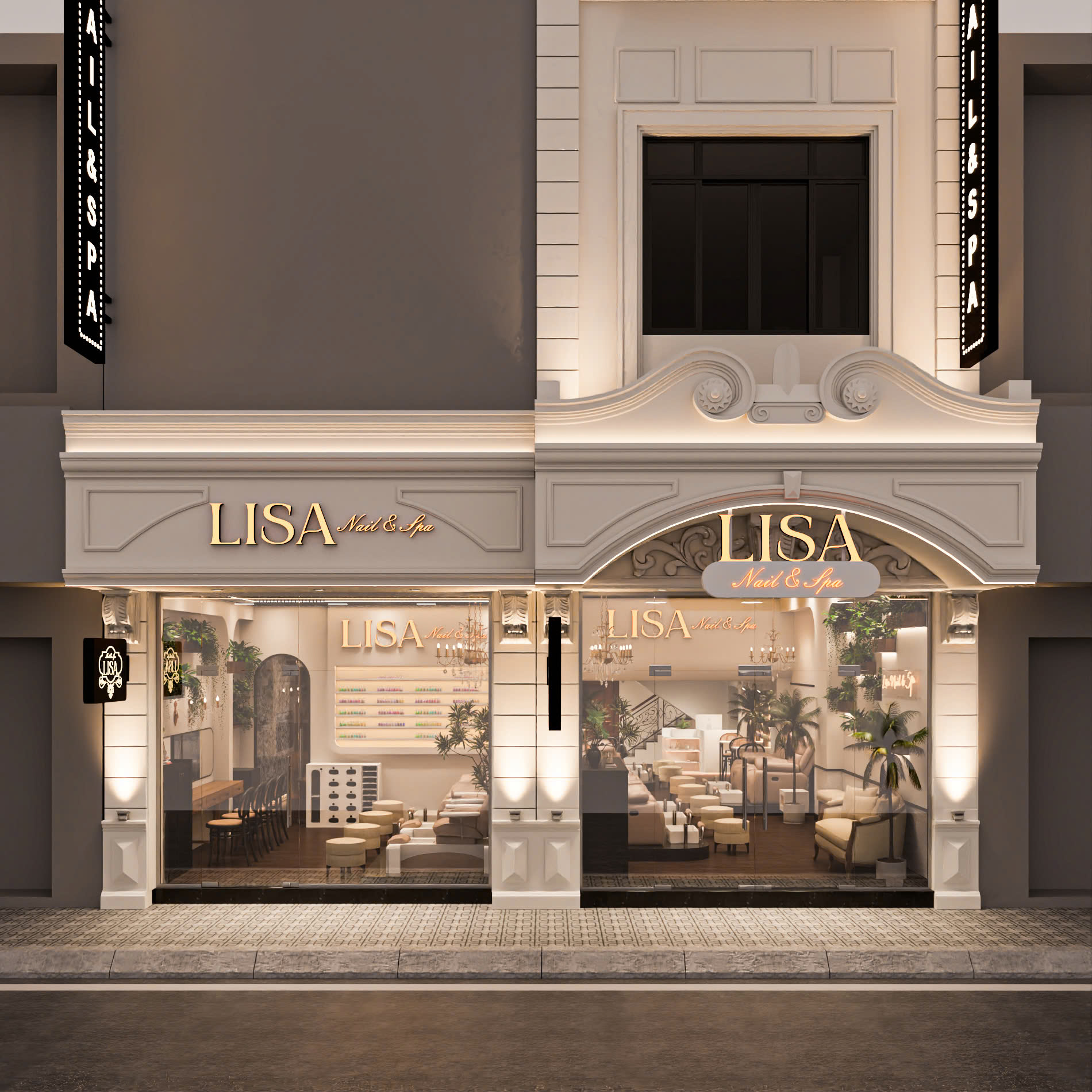 Mặt tiền Lisa Nail & Spa