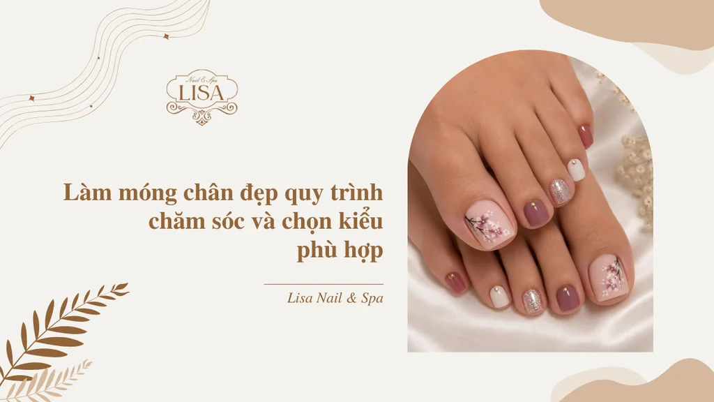 Làm móng chân đẹp quy trình chăm sóc và chọn kiểu phù hợp