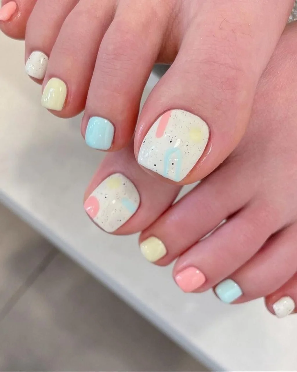mẫu nail chân đẹp