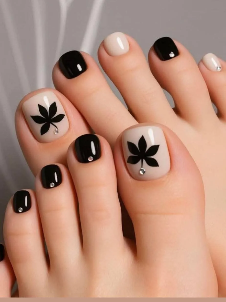mẫu nail chân
