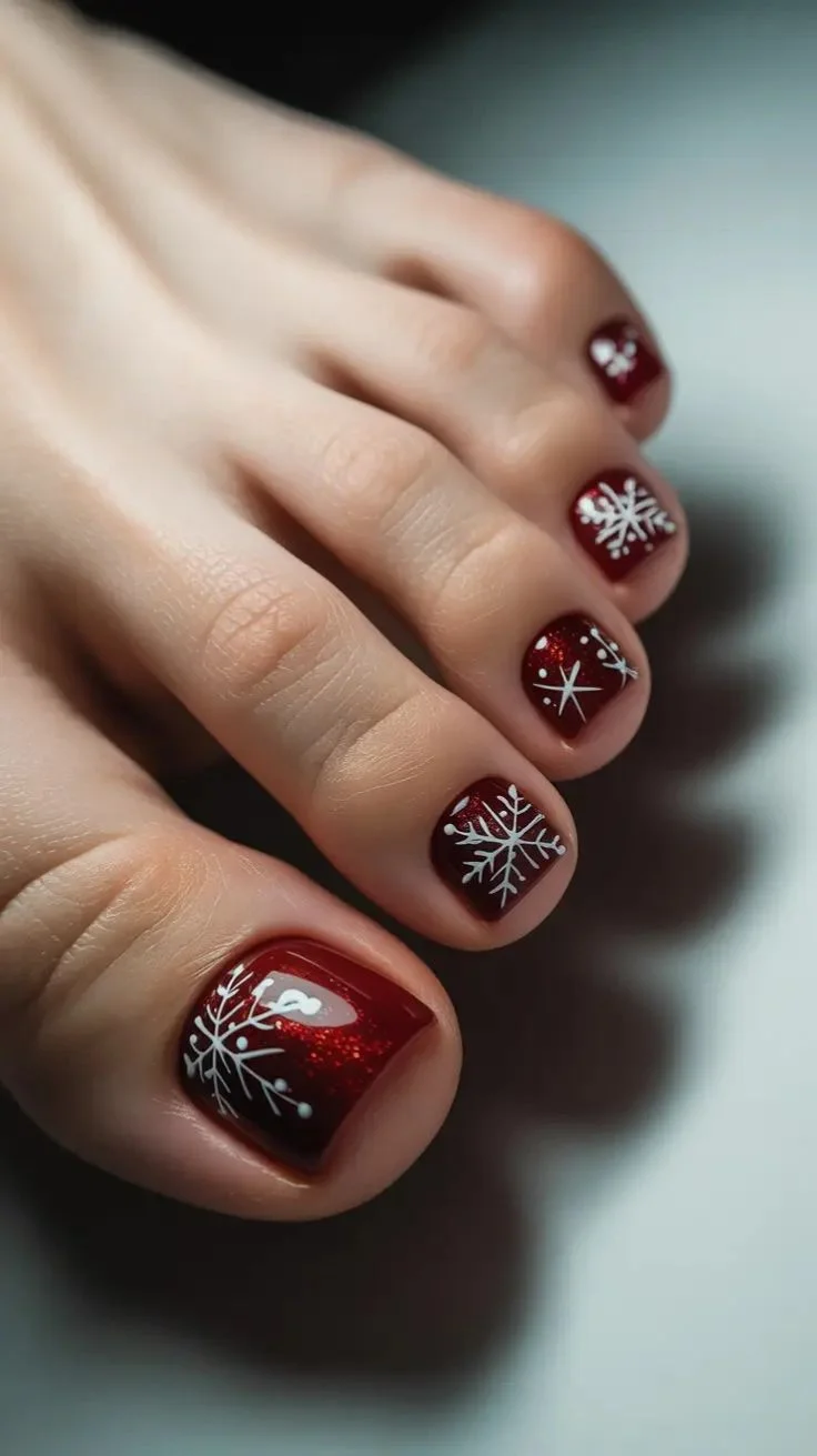 mẫu nail chân đẹp
