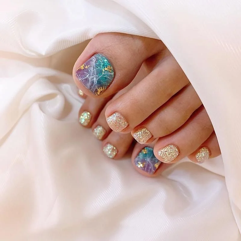 mẫu nail chân đẹp