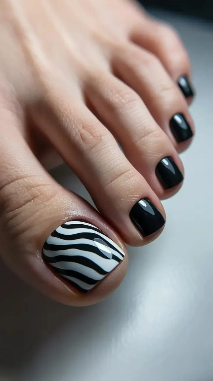 mẫu nail chân