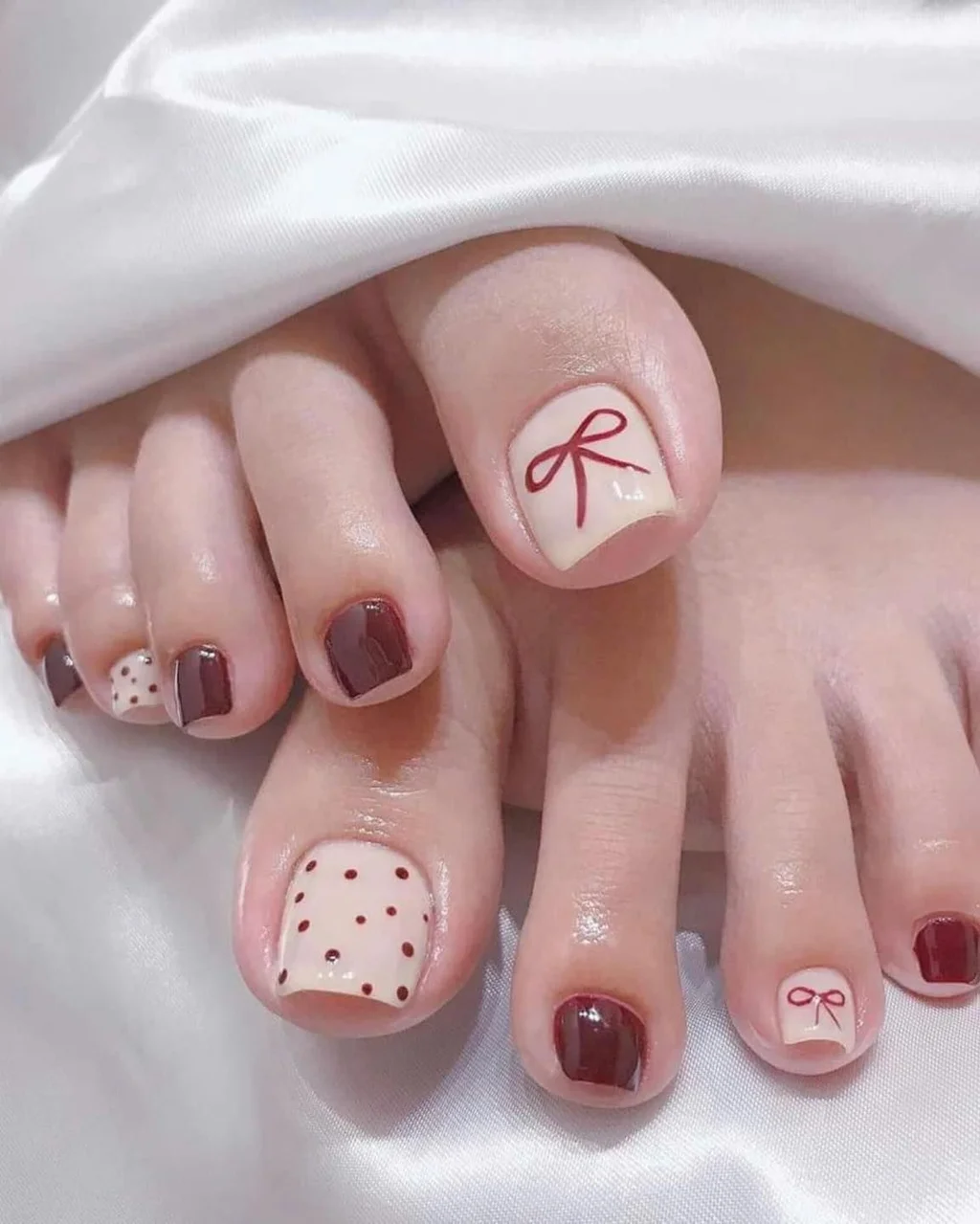mẫu nail chân đẹp