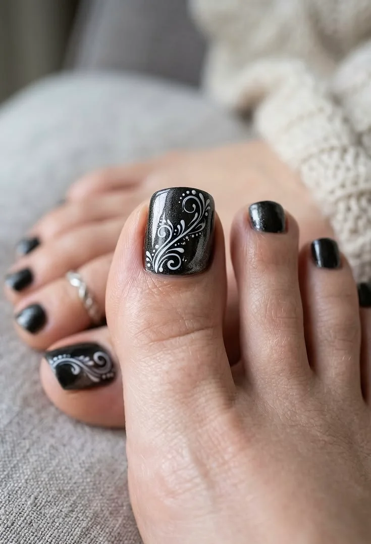 mẫu nail chân