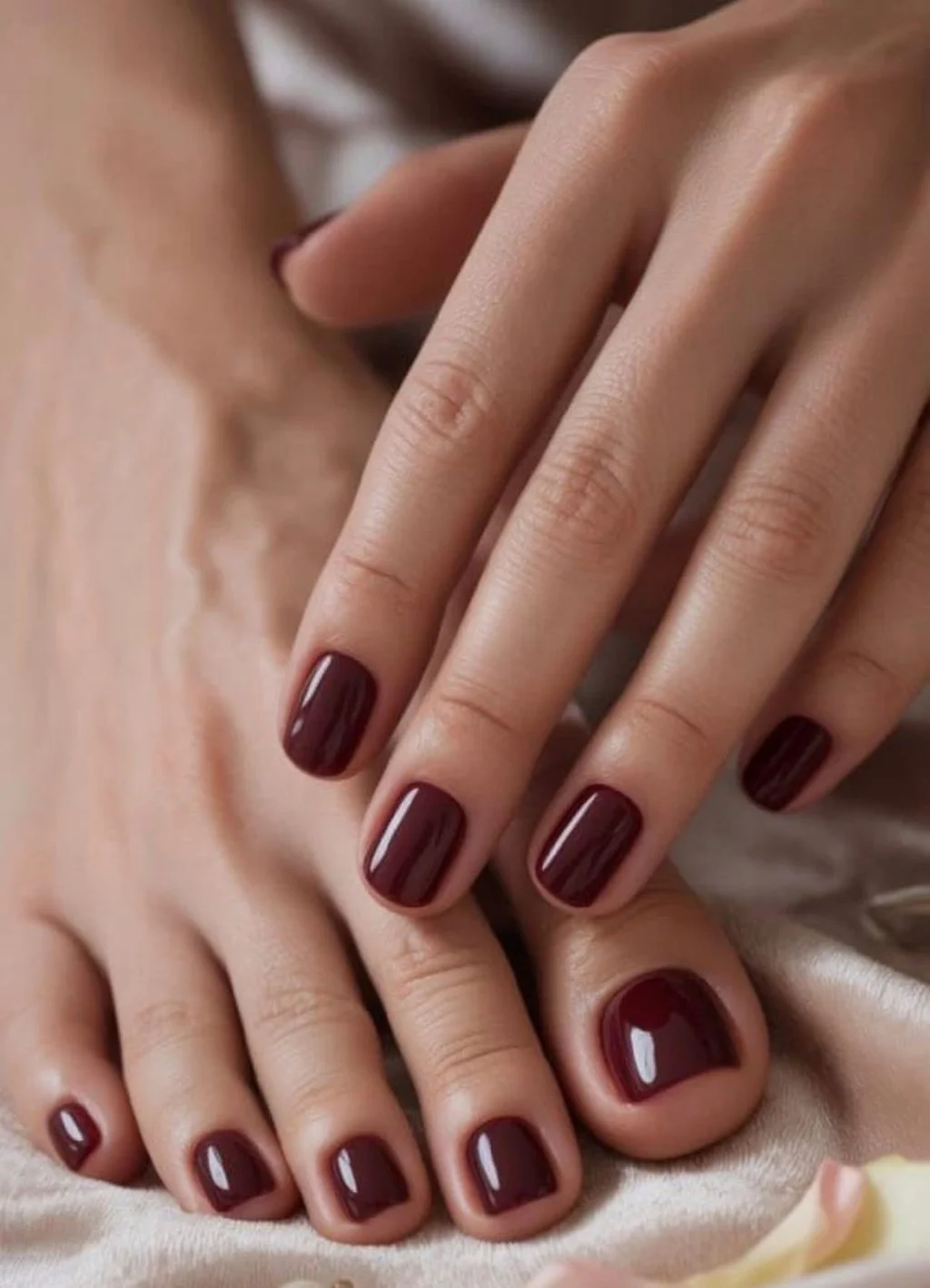 mẫu móng chân đẹp đơn giản