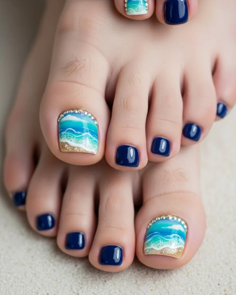 Mẫu nail chân đẹp