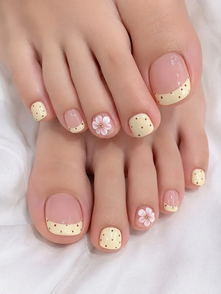 các mẫu nail chân đẹp