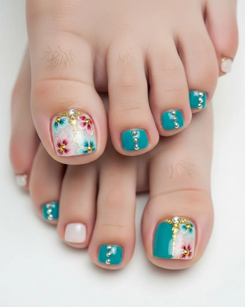 Mẫu nail chân đẹp