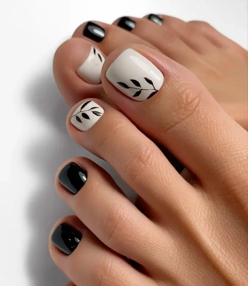 mẫu nail chân