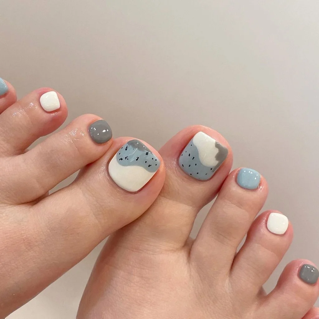 mẫu nail chân đẹp