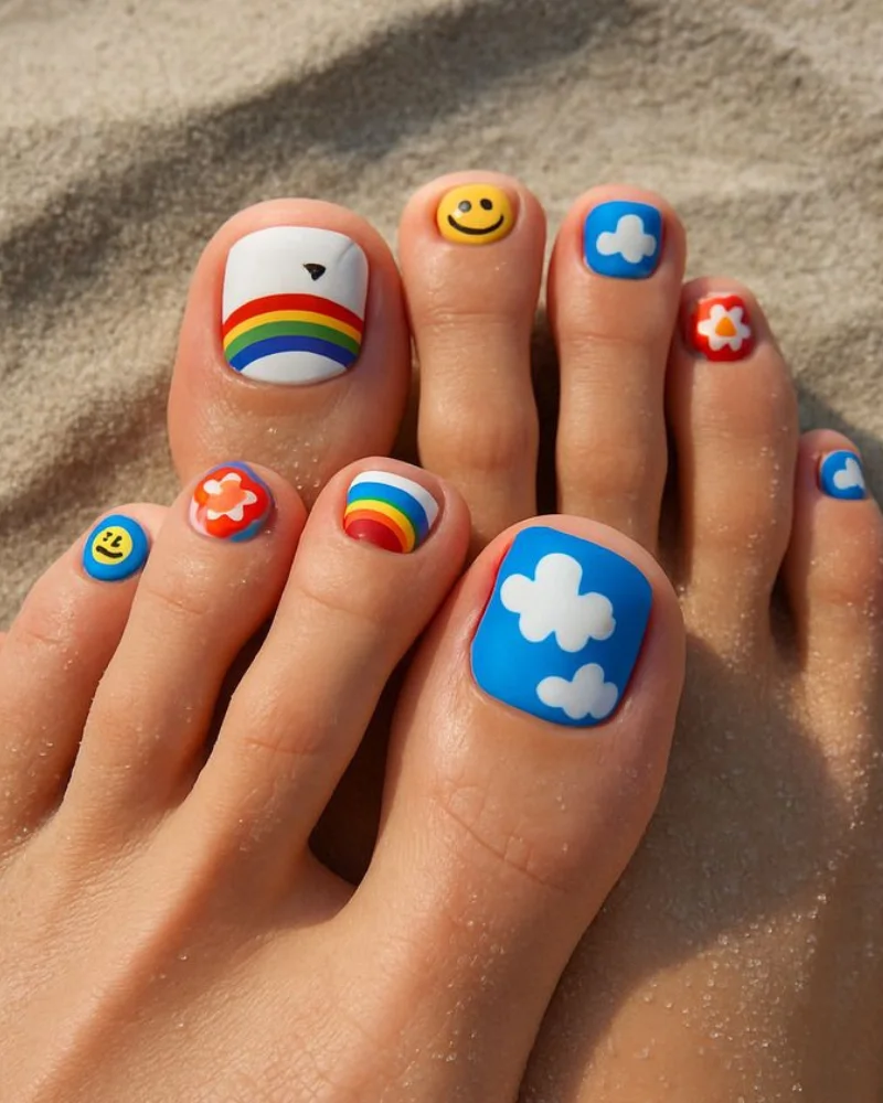 mau nail chan trend9