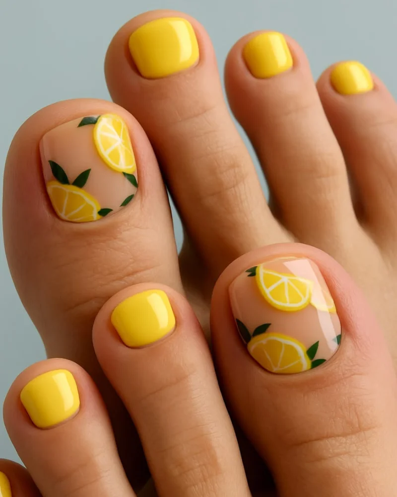 mau nail chan basic16