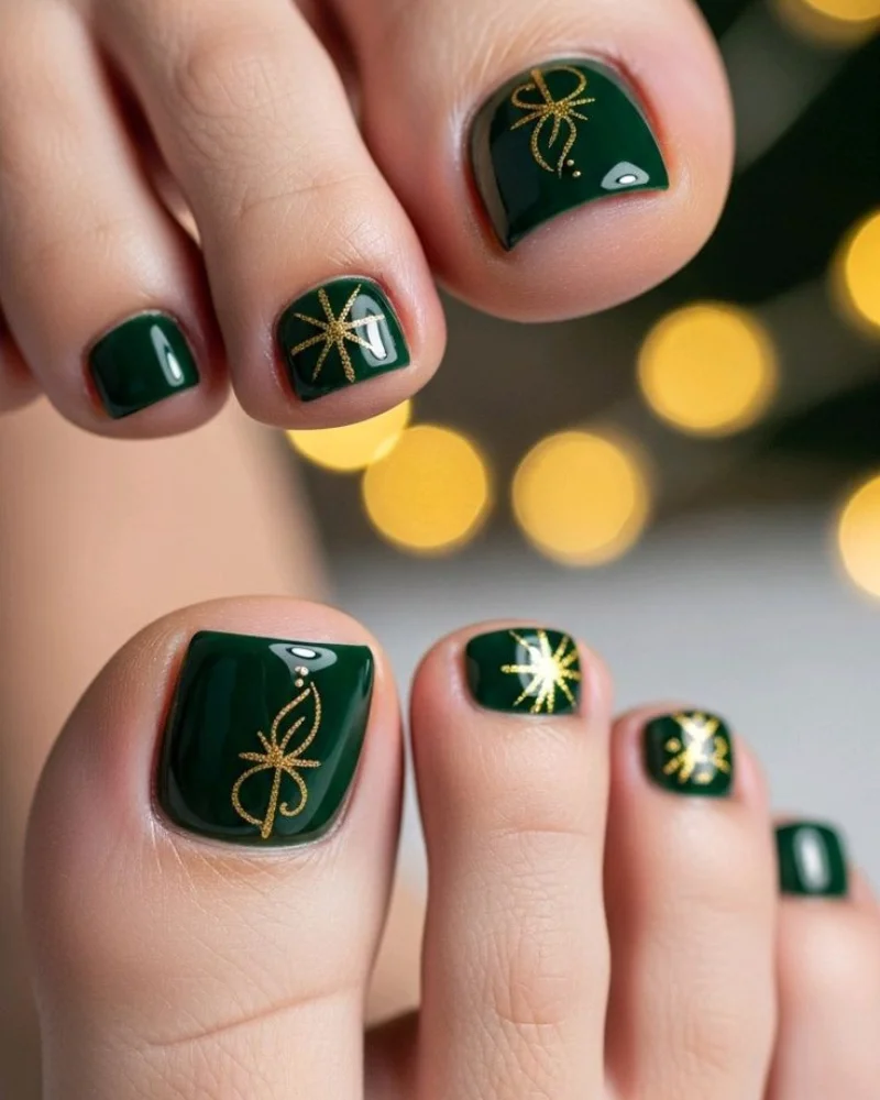 mau nail chan trend8